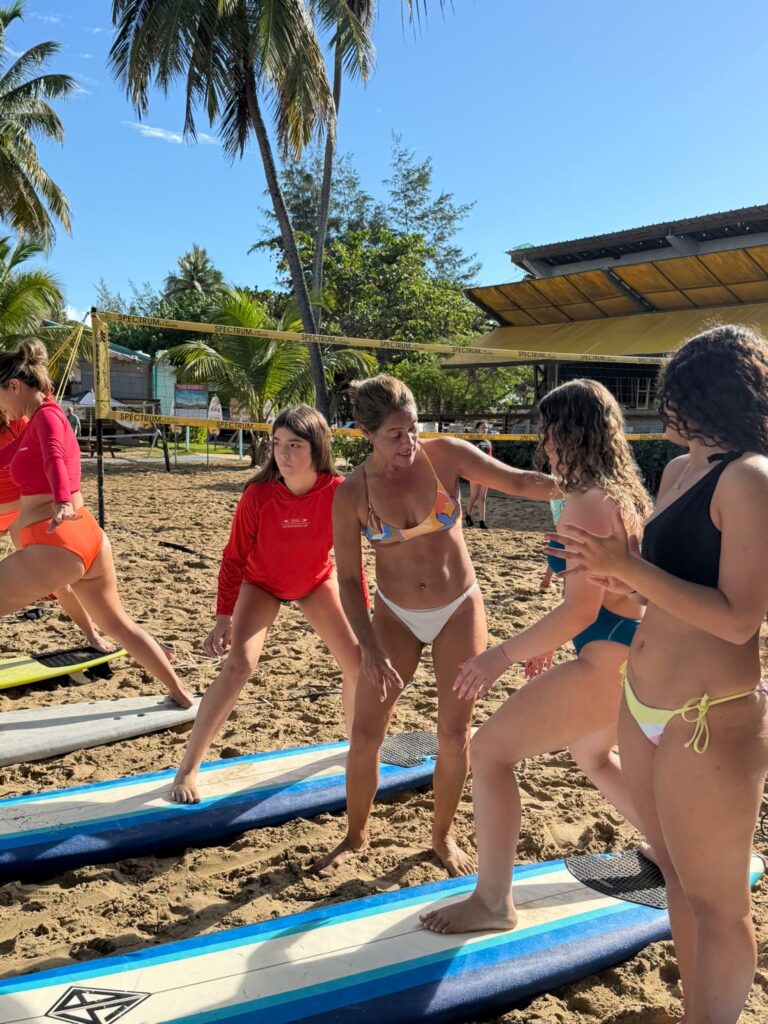 Mujeres al agua